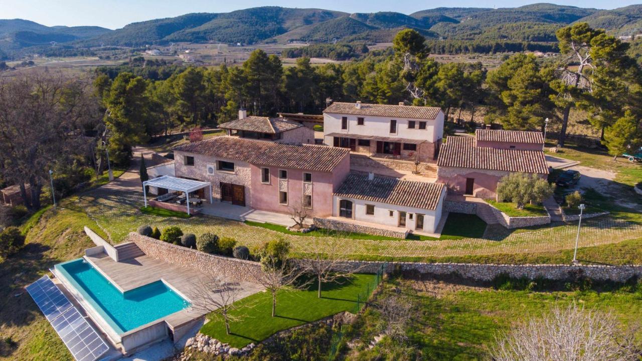 Casa Rural Masia Les Apieres El Pla de Manlleu Kültér fotó