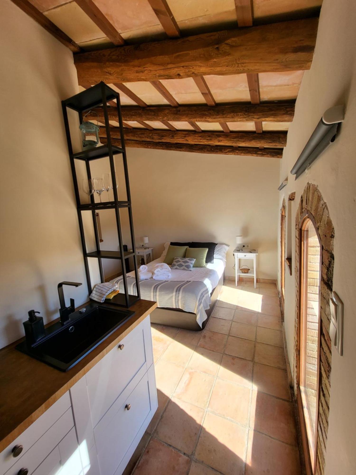 Casa Rural Masia Les Apieres El Pla de Manlleu Kültér fotó