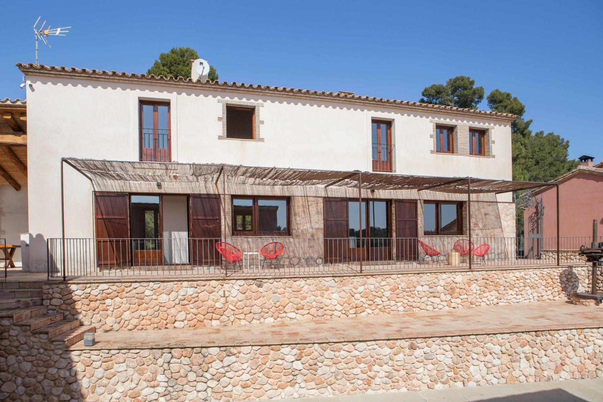 Casa Rural Masia Les Apieres El Pla de Manlleu Kültér fotó