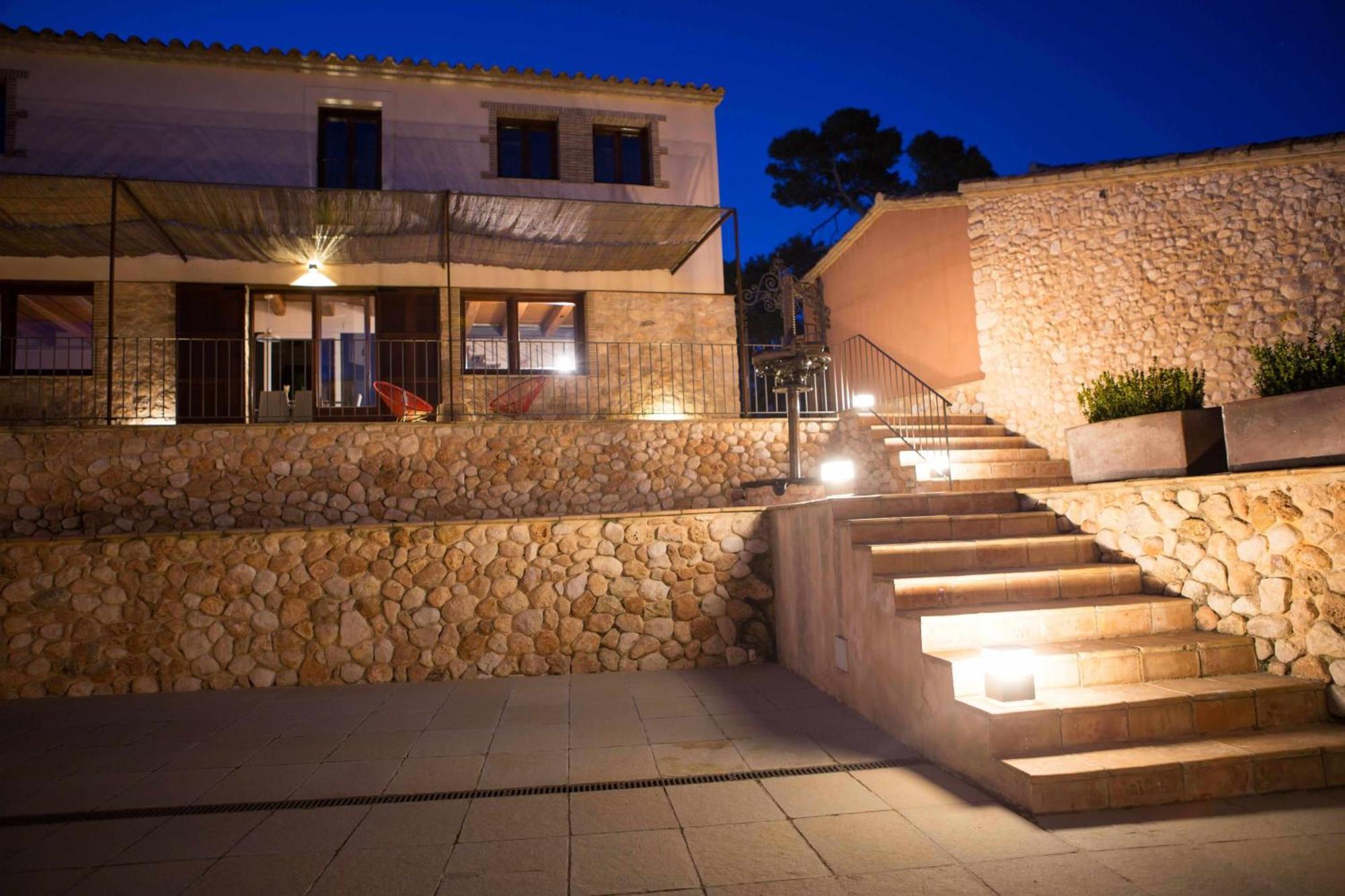 Casa Rural Masia Les Apieres El Pla de Manlleu Kültér fotó