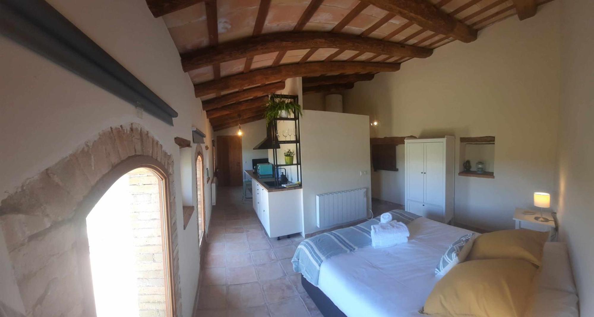 Casa Rural Masia Les Apieres El Pla de Manlleu Kültér fotó