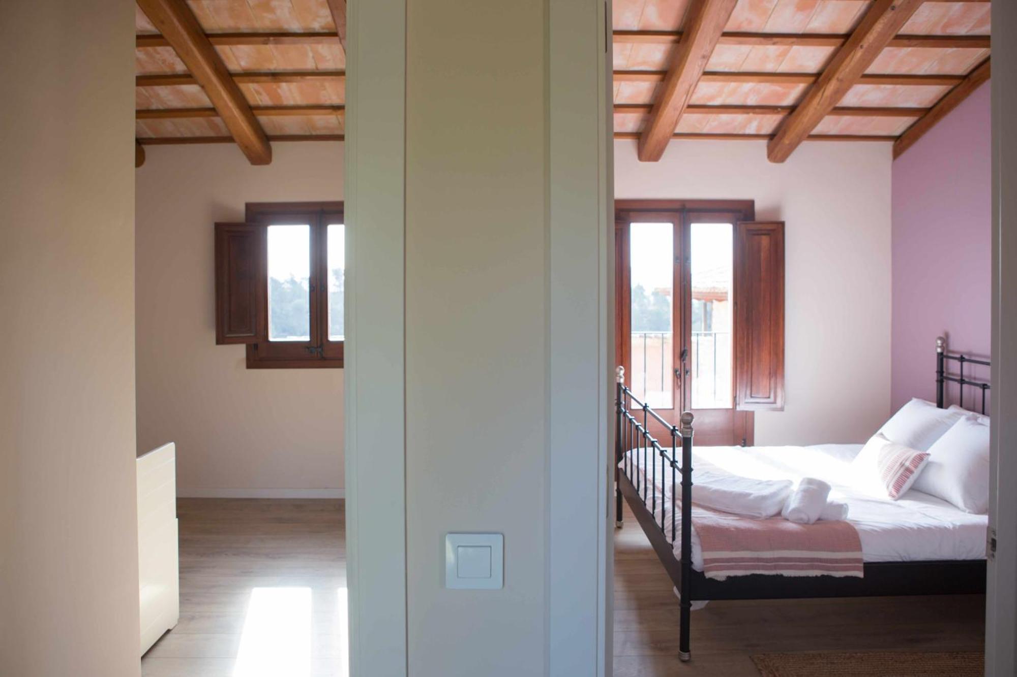 Casa Rural Masia Les Apieres El Pla de Manlleu Kültér fotó